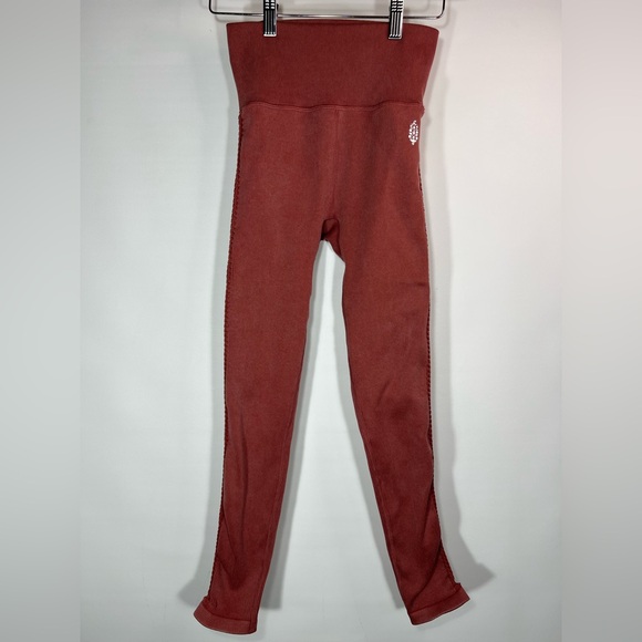 Free People Movement Ignite Ribbed High Waist Leggings with Side Braid Detail - Picture 5 of 8